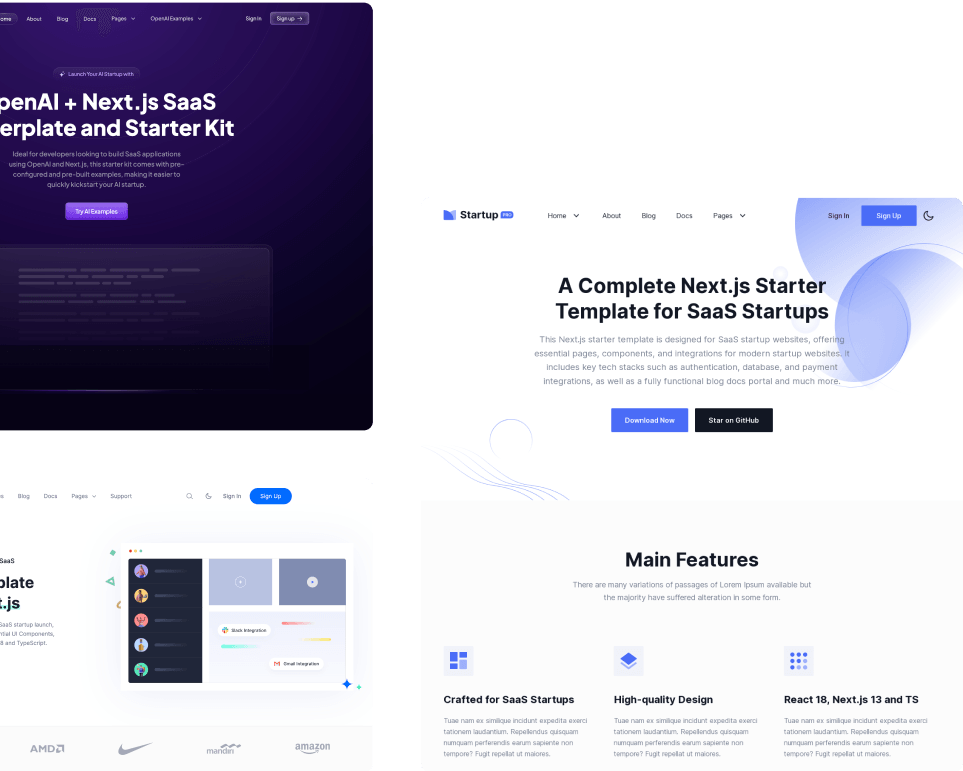 Free Next.js Boilerplates, Templates and Starters | Next.js Templates