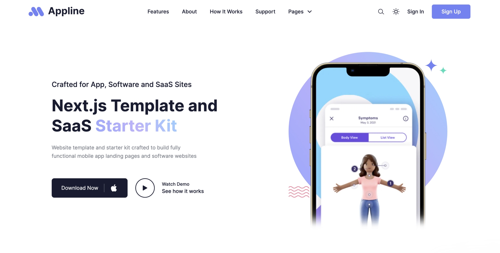 Appline - Next.js App & Software Template and Starter Kit