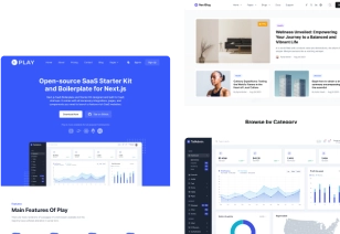 Free Next.js Boilerplates, Templates and Starters | Next.js Templates