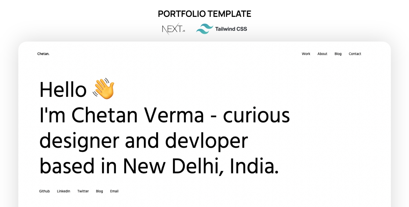 Next.js Portfolio Templates: Minimalist, Creative, & More
